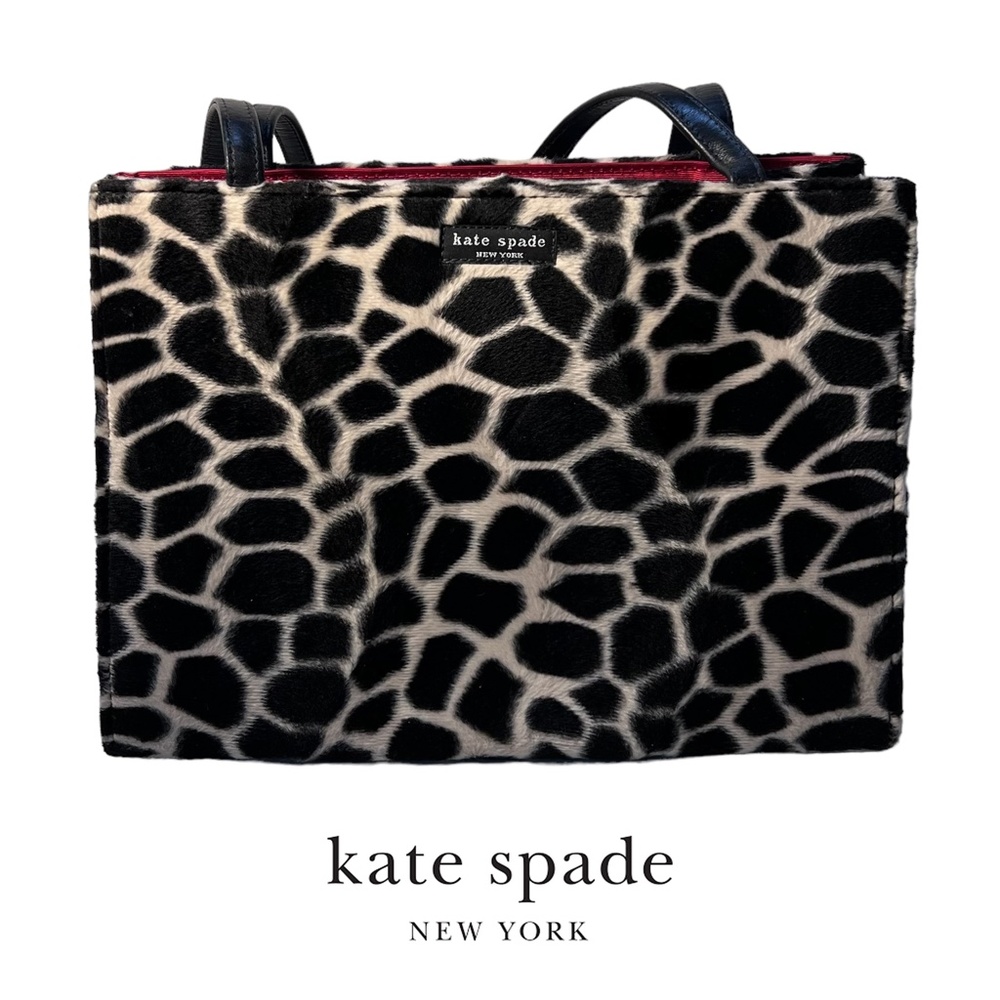 KATE SPADE "Sam" Furry Giraffe Y2K Vintage Bag